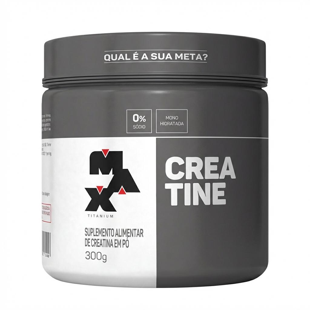 Creatina Monohidratada 300g Max Titanium