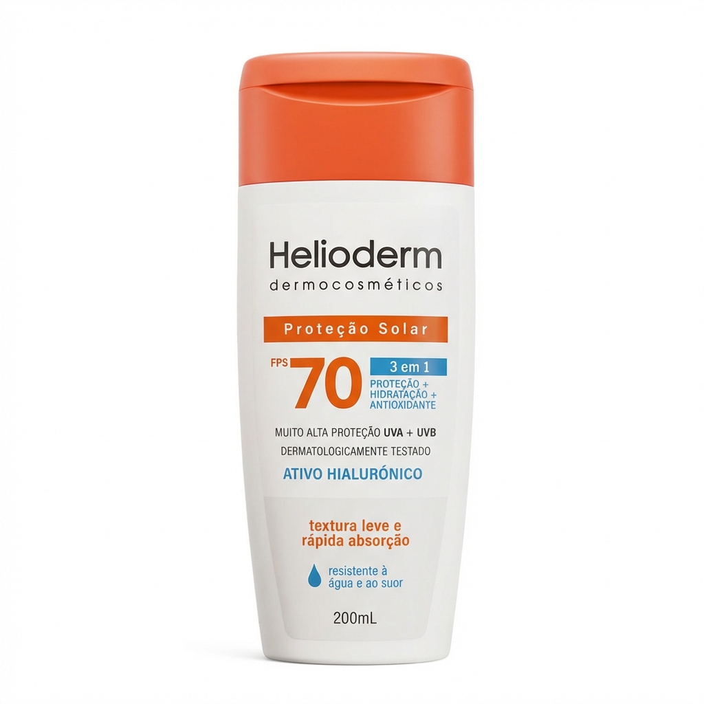 Protetor Solar Helioderm FPS 70 200ml